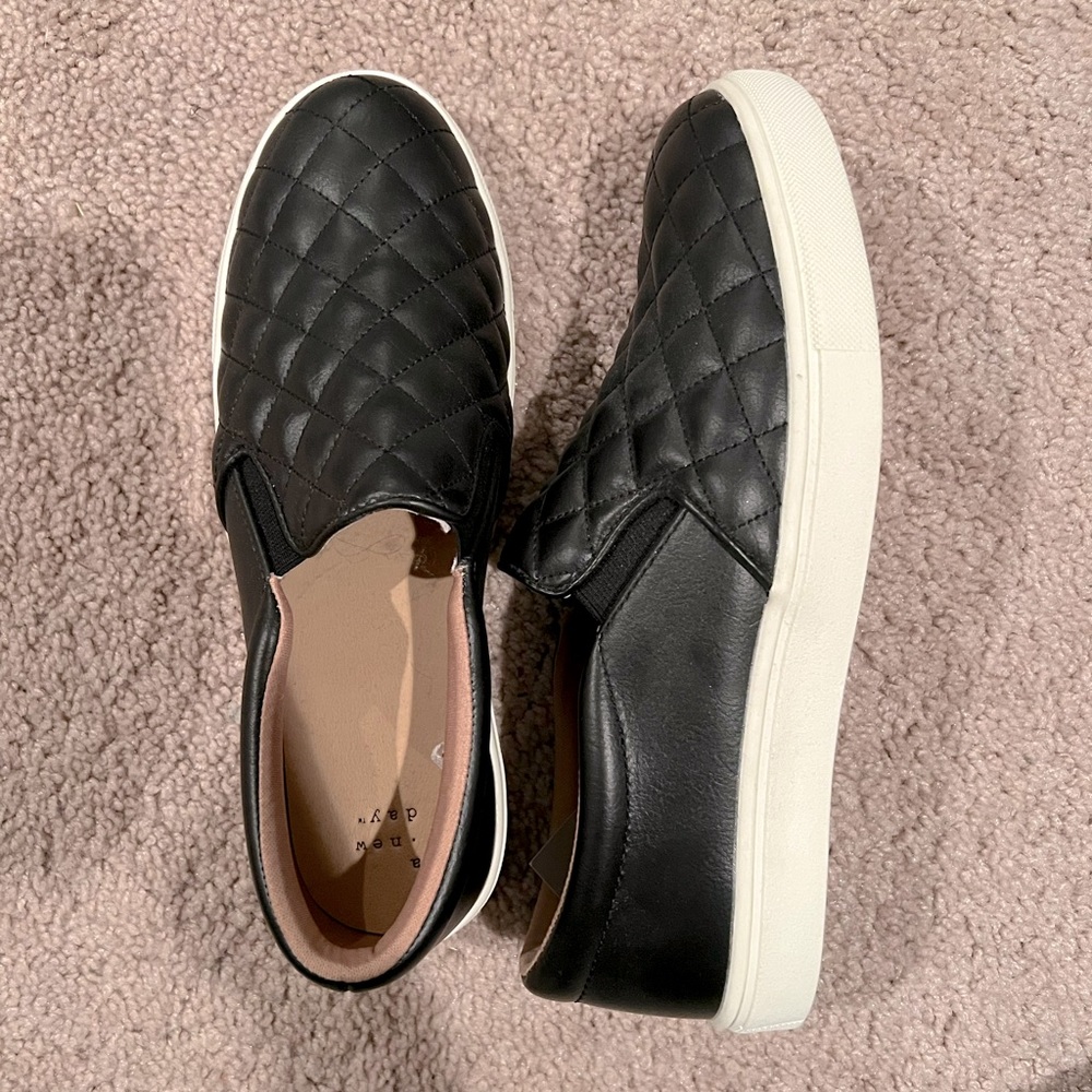 A New Day Black Slip on shoes